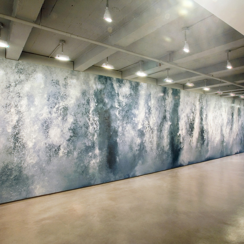 Fall, 2007, digital print on vinyl, 10 X 66 ft, Black and White Gallery, New York