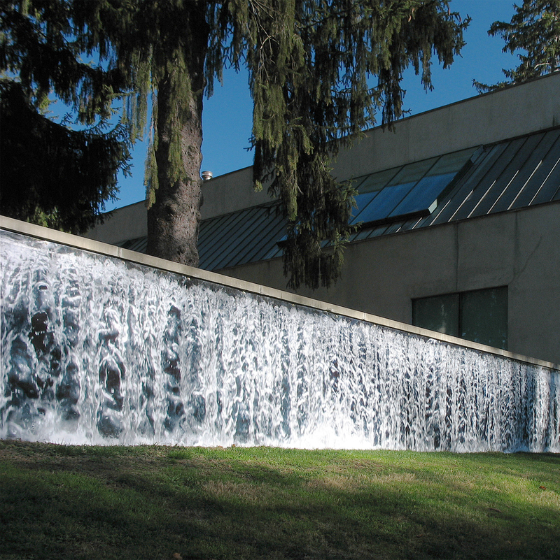Rising Water/Falling Water, 2006, digital print on vinyl, 5 X 200 ft, Katonah Museum of Art, Katonah, NY